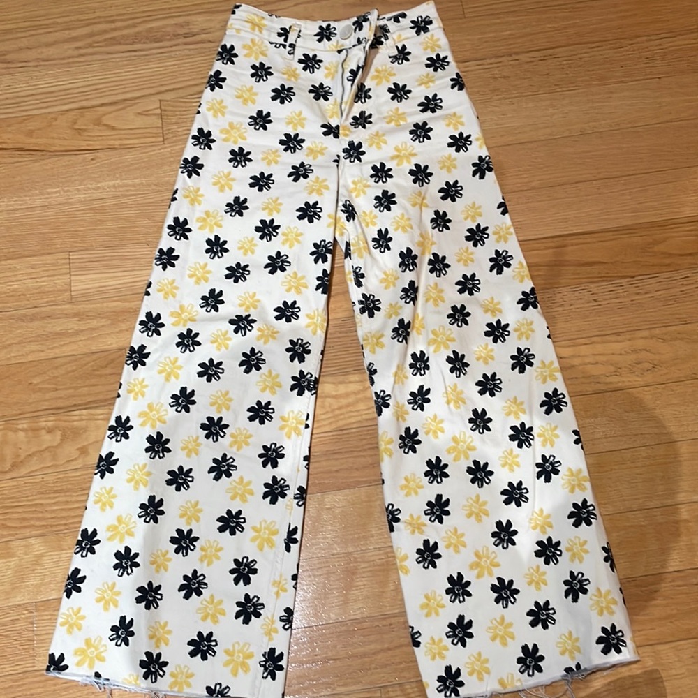 zara floral pants